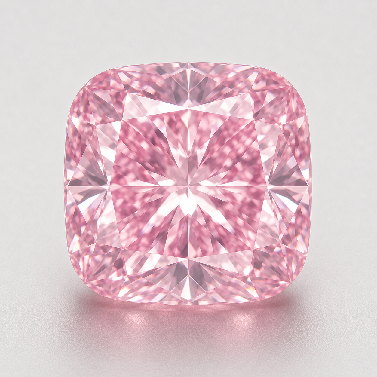 Cushion Cut Pink Lab Diamond