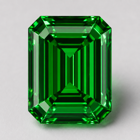 Emerald Cut Green Lab Diamond
