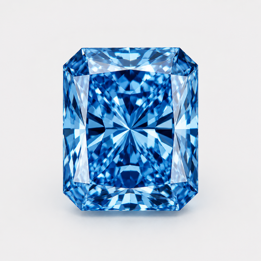 Radiant Cut Blue Lab Diamond